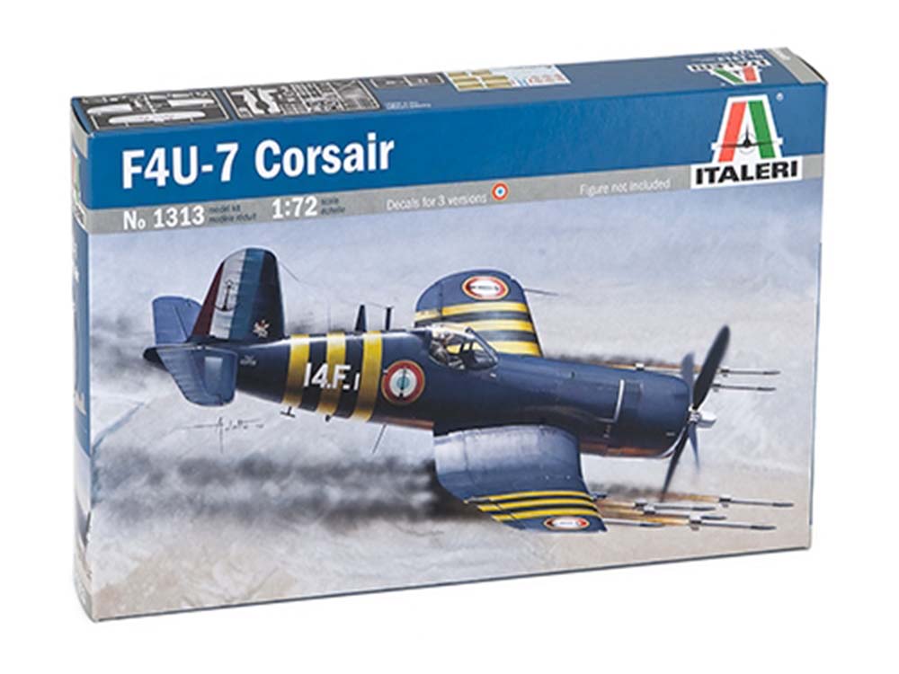 Купить сборную модель самолета F4U-7 Corsair, масштаб 1:72 (Italeri)-фото1 Американский истребитель Vought F4U-7 Corsair-фото1