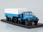 Седельный тягач МАЗ-200В с полуприцепом МАЗ-5217 (голубой/белый)-фото4