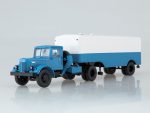 Седельный тягач МАЗ-200В с полуприцепом МАЗ-5217 (голубой/белый)-фото6