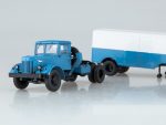 Седельный тягач МАЗ-200В с полуприцепом МАЗ-5217 (голубой/белый)-фото10