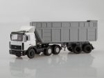 Седельный тягач МАЗ-6422 с самосвальным полуприцепом МАЗ-9506-30 (белый/серый)-фото4