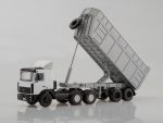 Седельный тягач МАЗ-6422 с самосвальным полуприцепом МАЗ-9506-30 (белый/серый)-фото6