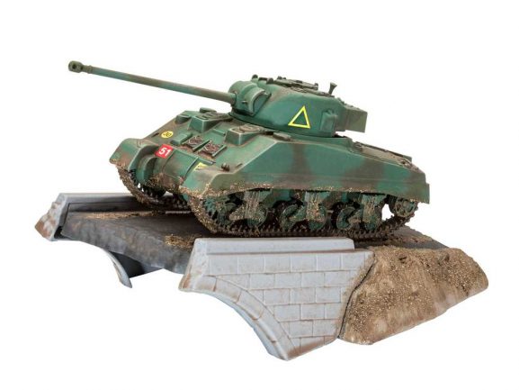 Американский средний танк M4A1 Шерман (Диорама)-фото2