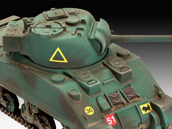 Американский средний танк M4A1 Шерман (Диорама)-фото3
