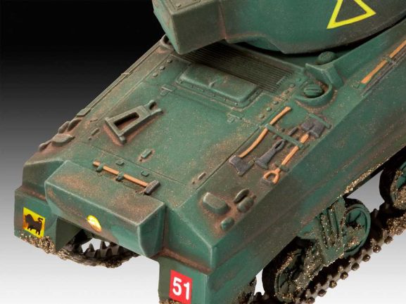 Американский средний танк M4A1 Шерман (Диорама)-фото4