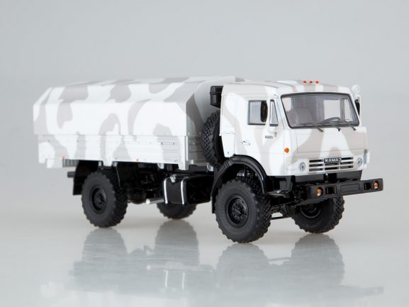 Грузовик КАМАЗ-43502 Мустанг (камуфляж Арктика)-фото11