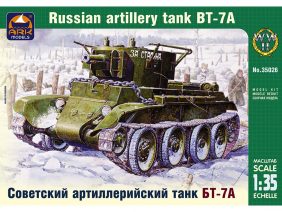 Советский лёгкий танк БТ-7А с 76,2-мм пушкой КТ-28-фото1