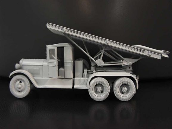 Гвардейский реактивный миномет БМ-13 "Катюша" (ARK models)-фото5