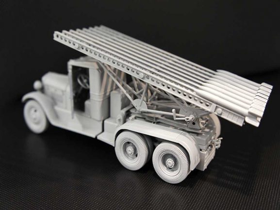 Гвардейский реактивный миномет БМ-13 "Катюша" (ARK models)-фото4