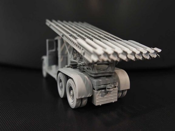 Гвардейский реактивный миномет БМ-13 "Катюша" (ARK models)-фото3