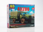 Миасский грузовик Урал 43206 бортовой с тентом (AVD Models)-фото1