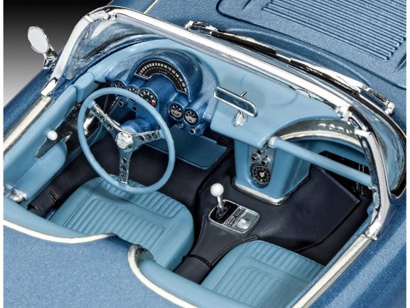 Автомобиль Chevrolet Corvette Roadster 1958 (Подарочный набор)-фото6