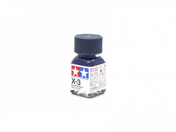Краска глянцевая эмалевая X-3, Royal blue (Tamiya)-фото2