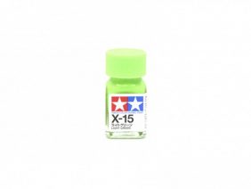Краска глянцевая эмалевая X-15, Light green (Tamiya)-фото1