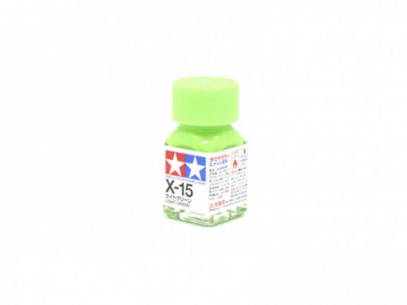 Краска глянцевая эмалевая X-15, Light green (Tamiya)-фото2