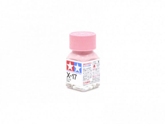 Краска глянцевая эмалевая X-17, Pink (Tamiya)-фото2