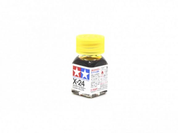 Краска глянцевая эмалевая X-24, Clear Yellow (Tamiya)-фото2