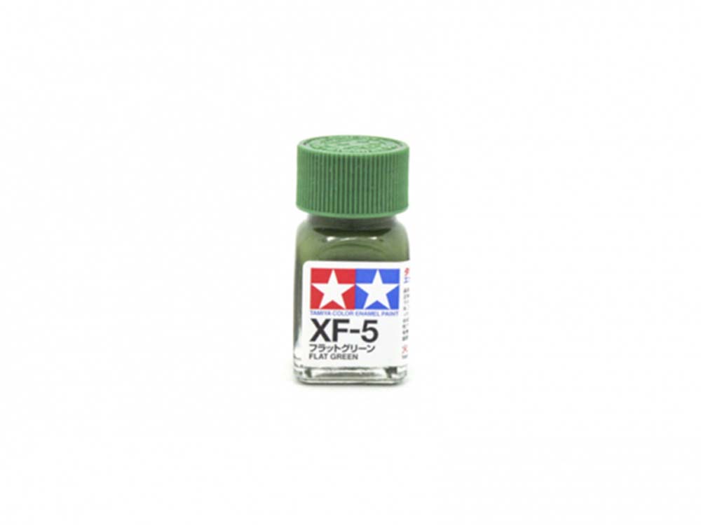 Краска матовая эмалевая XF-5, Flat green (Tamiya)-фото1