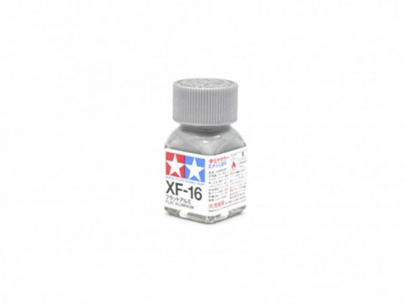 Краска матовая эмалевая XF-16, Flat Aluminum (Tamiya)-фото2