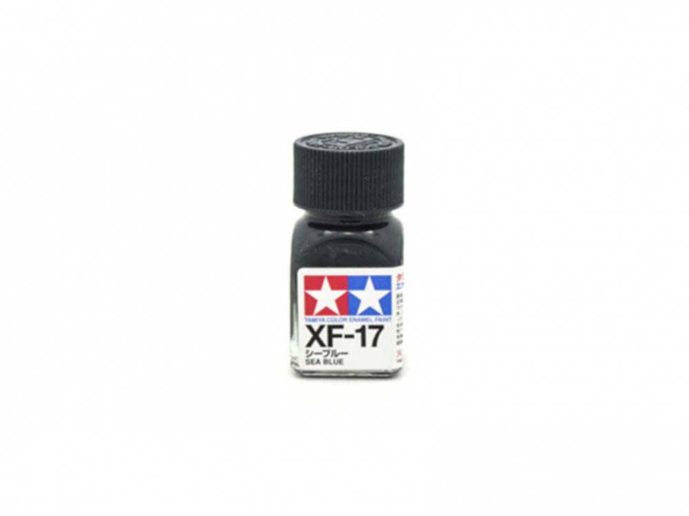 Краска матовая эмалевая XF-17, Sea Blue (Tamiya)-фото1