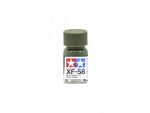 Краска матовая эмалевая XF-58, Olive green (Tamiya)-фото1