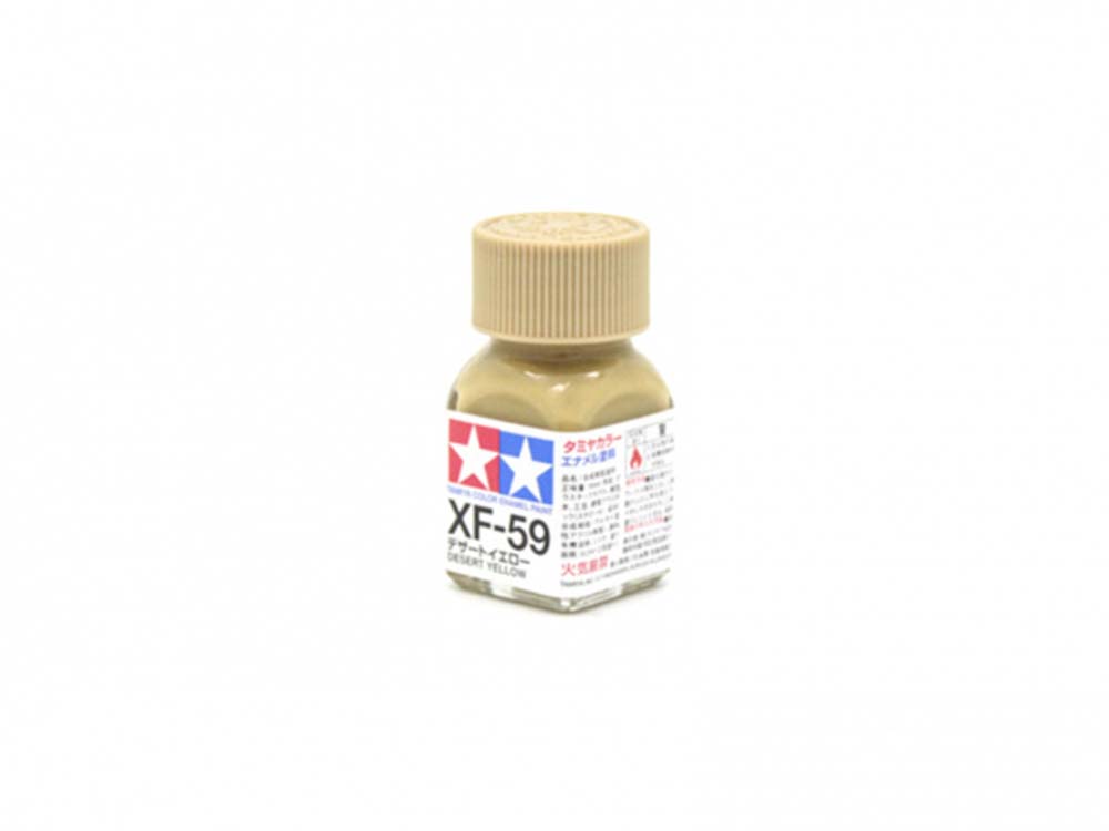 Краска матовая эмалевая XF-59, Desert yellow (Tamiya)-фото2