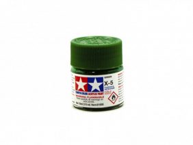 Краска глянцевая акриловая X-5, зеленая (Tamiya)-фото1