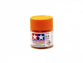 Краска глянцевая акриловая X-6, Orange (Tamiya)-фото1