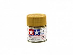 Краска глянцевая акриловая X-12, Gold leaf (Tamiya)-фото1