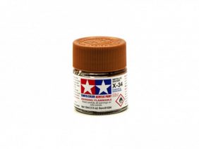Краска глянцевая акриловая X-34, Metallic Brown (Tamiya)-фото1