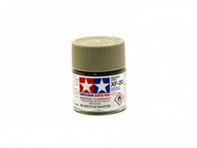 Краска матовая акриловая XF-20, Medium grey (Tamiya)-фото1