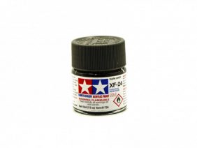 Краска матовая акриловая XF-24, Dark grey (Tamiya)-фото1