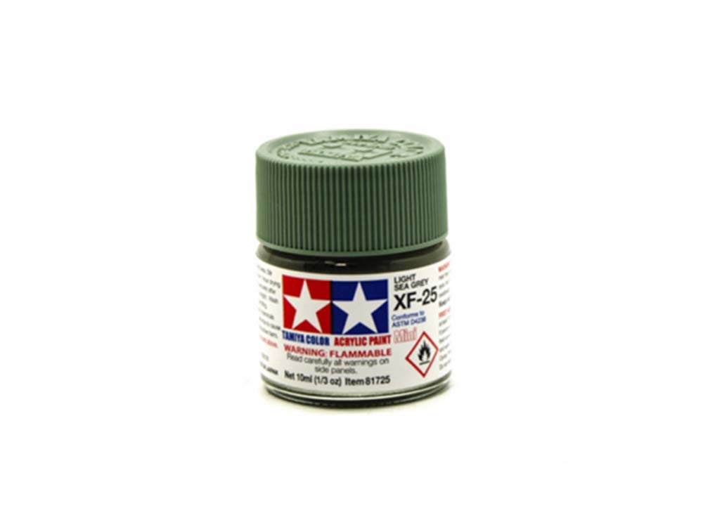 Купить краску матовую акриловую XF-25, Light sea grey (Tamiya)-фото1 Краска матовая акриловая XF-25, Light sea grey (Tamiya)-фото1