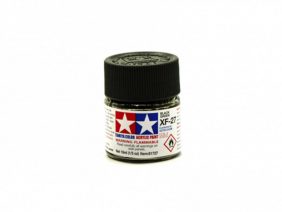 Краска матовая акриловая XF-27, Black green (Tamiya)-фото1