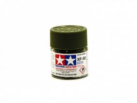 Краска матовая акриловая XF-58, Olive green (Tamiya)-фото1