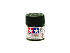Краска матовая акриловая XF-70, Dark green 2 (Tamiya)-фото1
