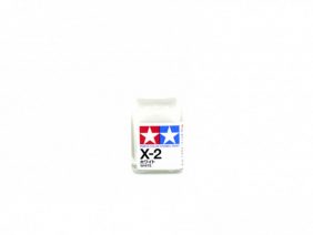 Краска эмалевая глянцевая белая X-2, White Gloss-фото1