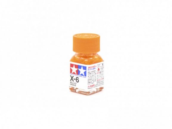 Краска эмалевая глянцевая оранжевая X-6, Orange Gloss-фото2