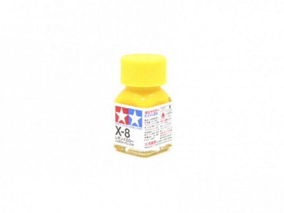 Краска эмалевая глянцевая желтая X-8, Yellow Gloss-фото2