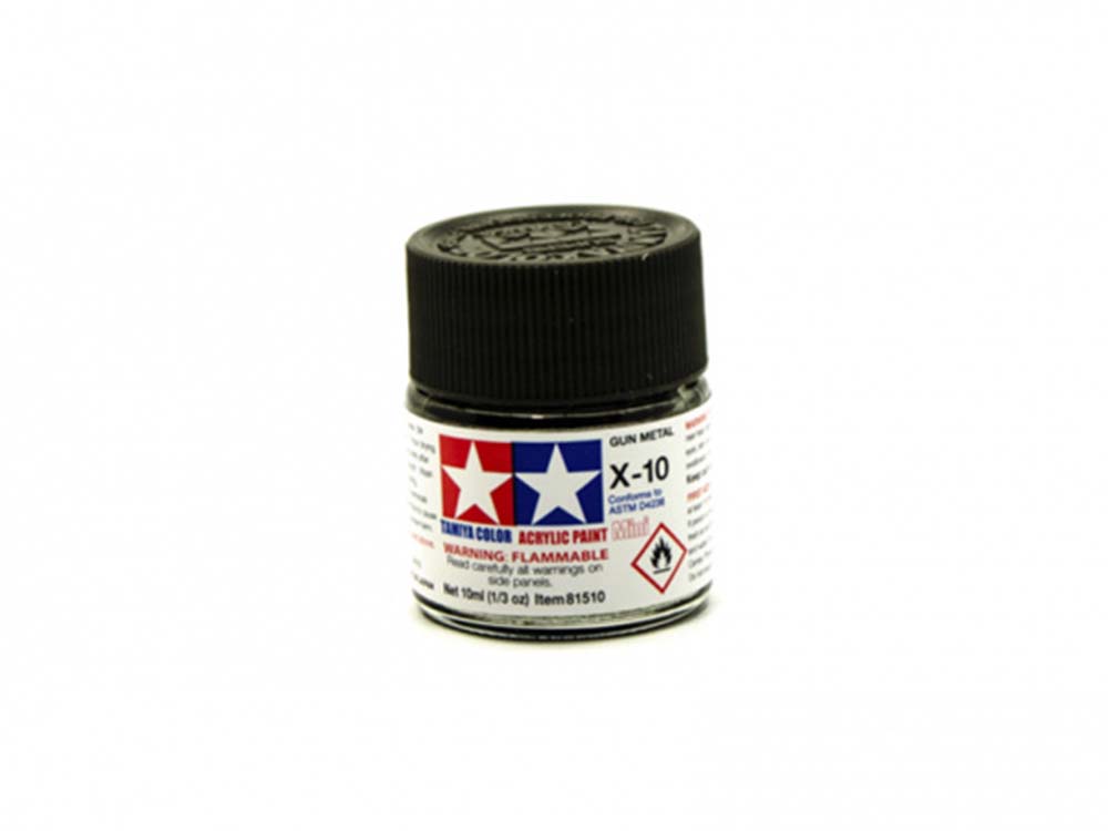 Краска акриловая глянцевая X-10, Gun Metall Gloss-фото1