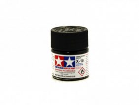Краска акриловая глянцевая X-18, Semi-Gloss Black-фото1