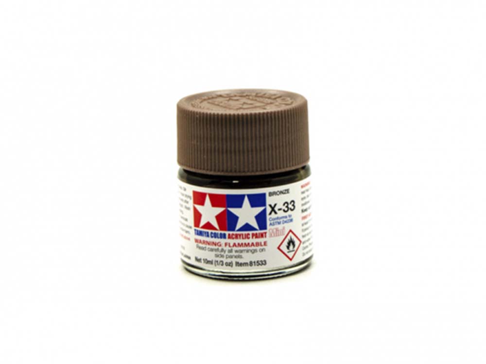 Краска акриловая глянцевая бронза X-33, Bronze Gloss-фото1