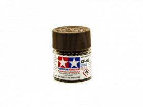 Краска акриловая матовая коричневая НАТО XF-68, NATO Brown Flat-фото1