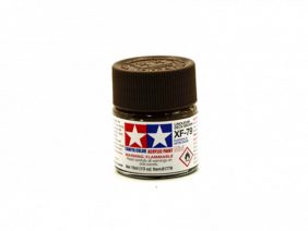 Краска акриловая матовая коричневая палубная XF-79, Linoleum Deck Brown Flat-фото1