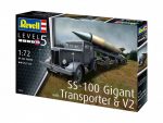 Немецкий тягач Hanomag (Hanomag (Ханомаг)) SS-100 Gigant с мобильной установкой и ракетой Фау-2 (V2)-фото1