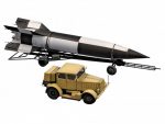 Немецкий тягач Hanomag (Hanomag (Ханомаг)) SS-100 Gigant с мобильной установкой и ракетой Фау-2 (V2)-фото2