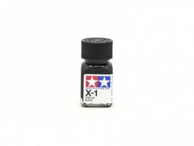 Краска эмалевая глянцевая черная X-1, Black Gloss-фото1