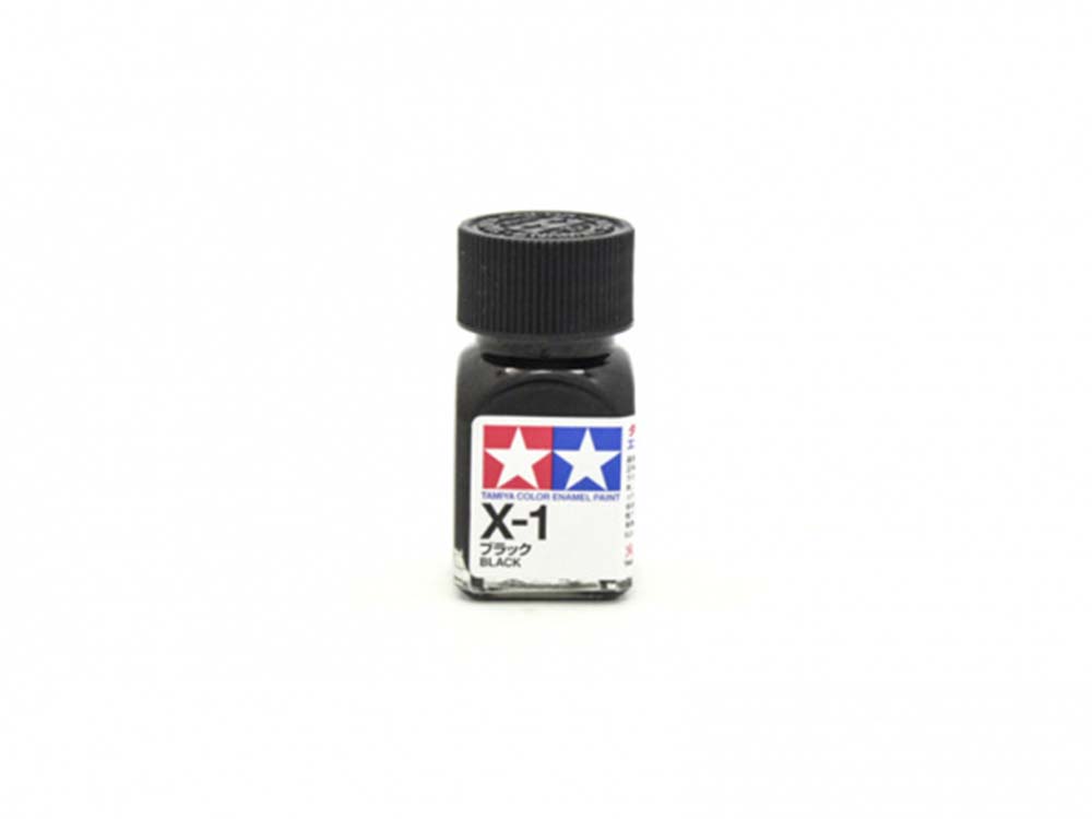 Купить краску эмалевая глянцевая черная X-1, Black Gloss (Tamiya)-фото1 Краска эмалевая глянцевая черная X-1, Black Gloss-фото1