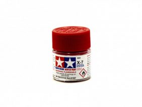 Краска акриловая глянцевая красная X-7, Red Gloss-фото1