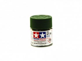 Краска акриловая матовая насыщенная зеленая XF-26, Deep Green Flat-фото1